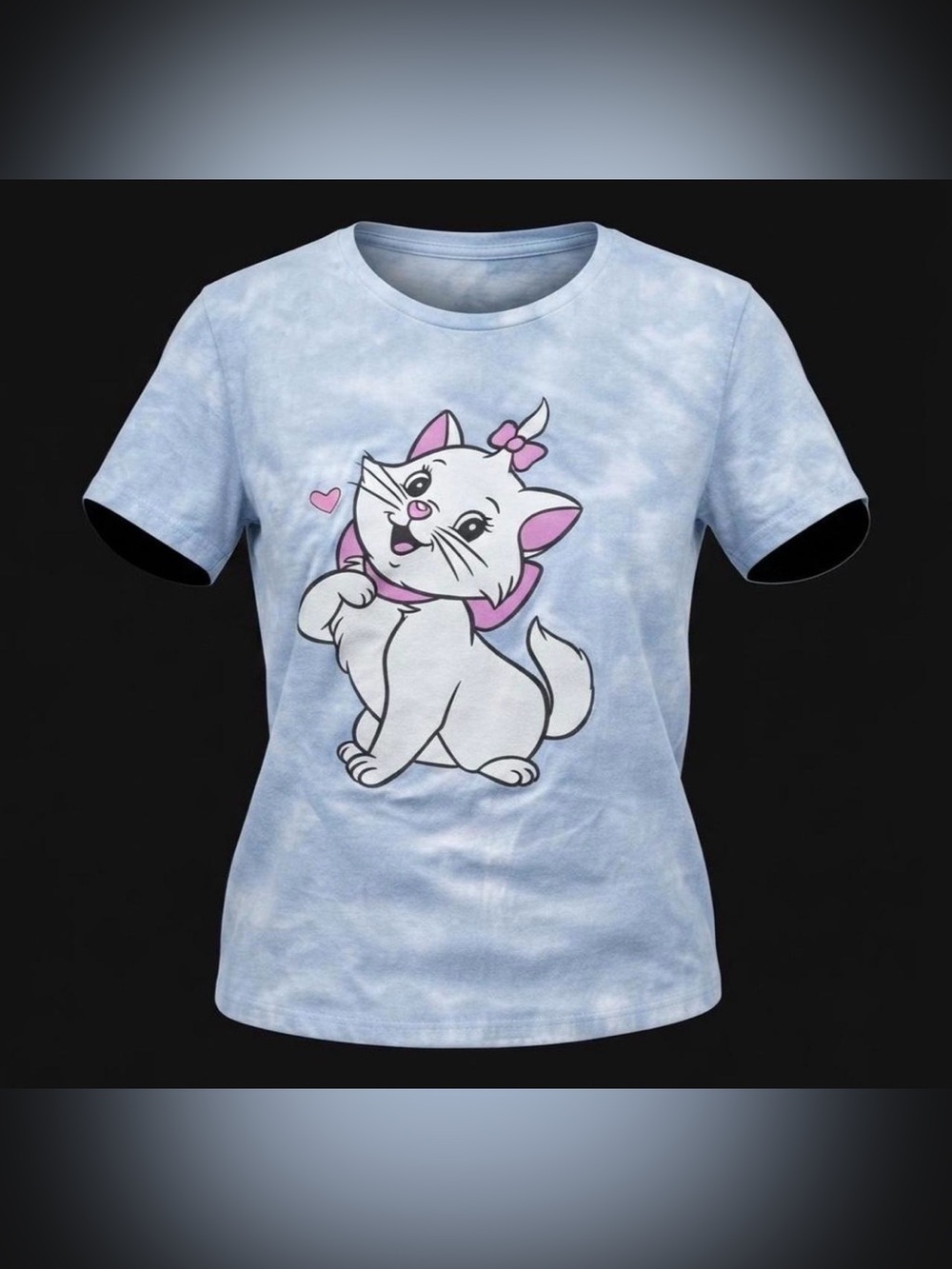 Disney Aristocats Marie Tie-Dye Graphic T-Shirt Girls XL (14/16)
